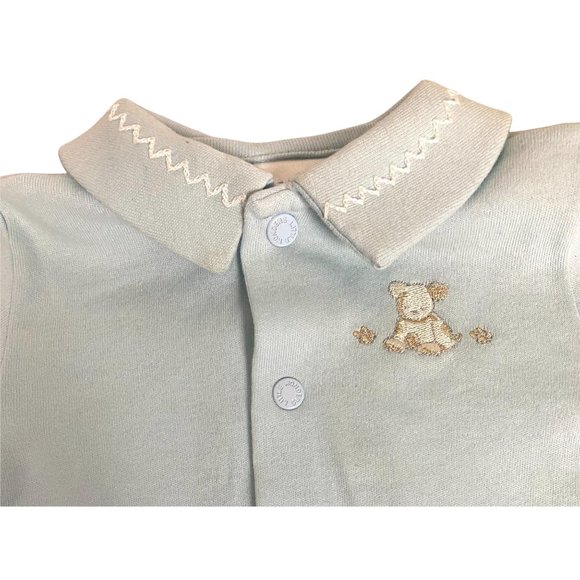 Little Wonders Blue Puppy Preemie Long Sleeve Shirt - Picture 3 of 4